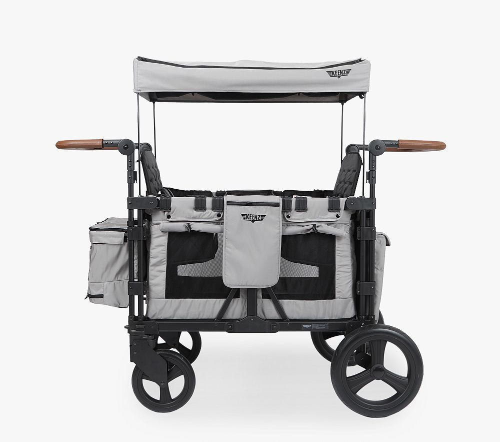 Keenz XC+ 2.0 4 Passenger Stroller Wagon, Gray | Pottery Barn Kids