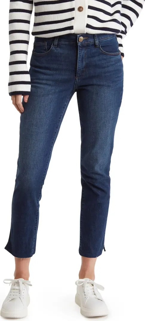 Logan 'Ab'Solution Raw Hem Skinny Straight Jeans | Nordstrom