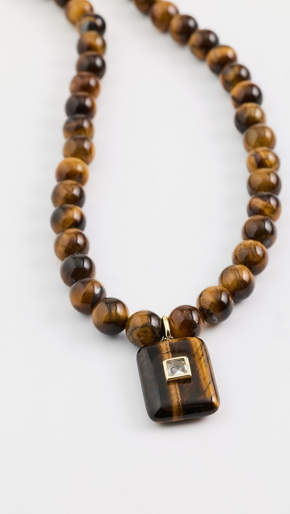 Tiger's Eye Pendant Necklace | Shopbop