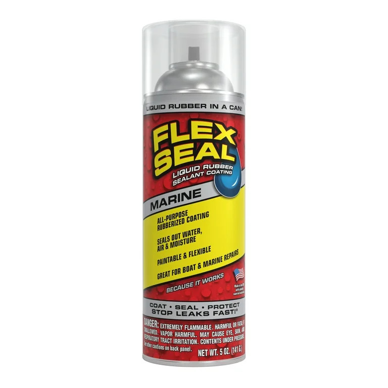 Flex Seal Aerosol Liquid Rubber Sealant Coating, Marine, 5 oz, Clear | Walmart (US)