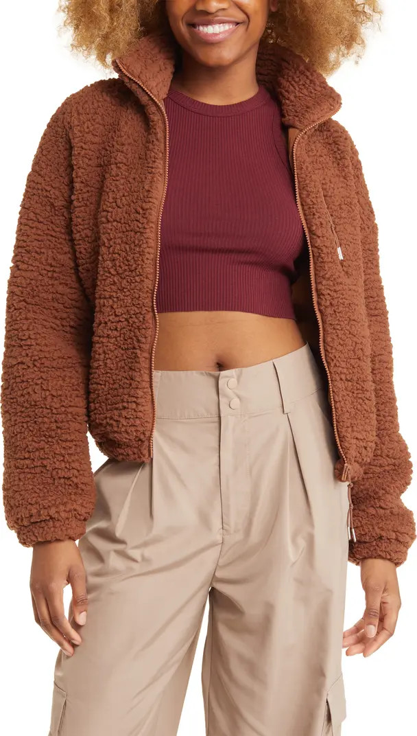 BP. High Pile Fleece Zip-Up Jacket | Nordstrom | Nordstrom