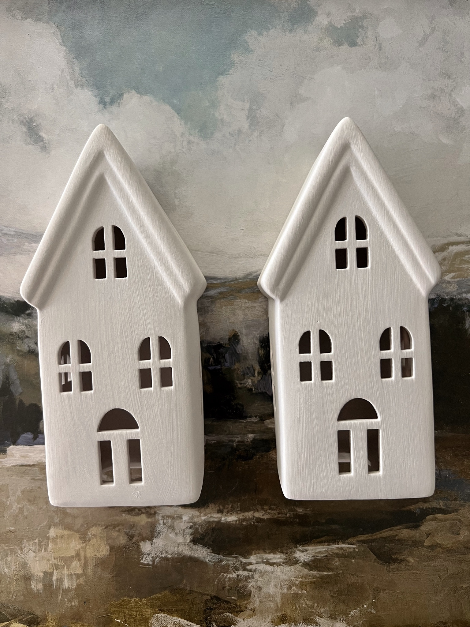 White ceramic houses from Walmart! These are the cutest additions to Christmas decor! They are under $4 and part of the craft section. You can paint them, or leave them white! 



#LTKhome #LTKHoliday #LTKfindsunder50