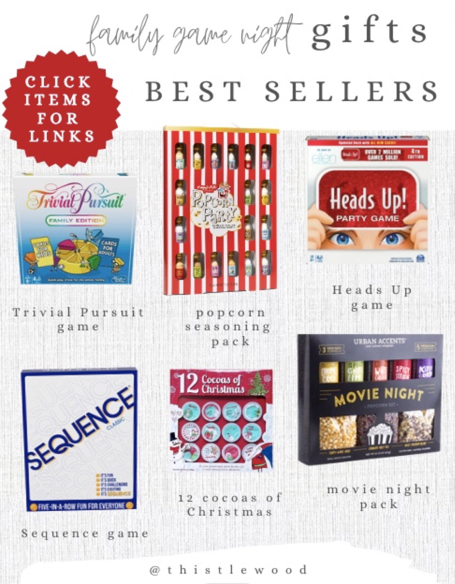 Such fun gifts for family game night. These gifts make the perfect present for anyone who loves entertaining.￼

#LTKGiftGuide #LTKSeasonal