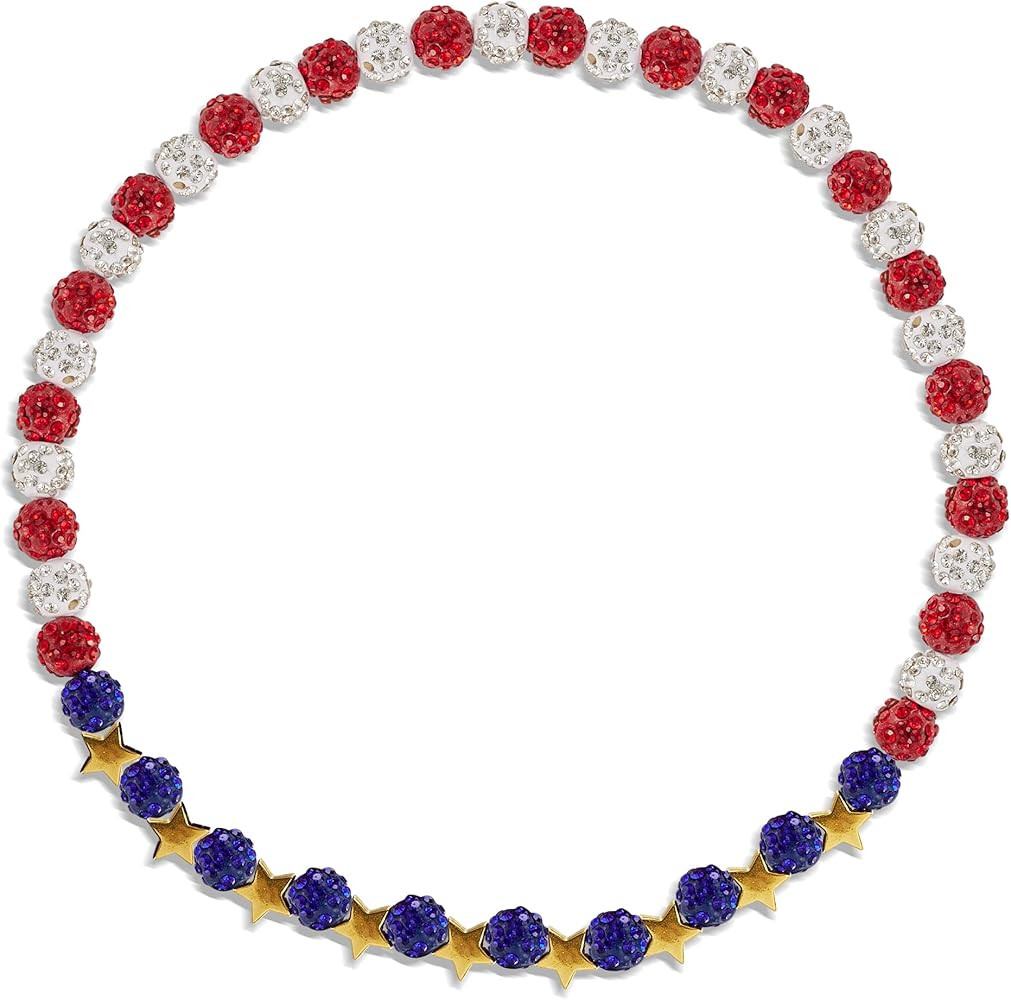 Beaded Baseball Necklace | Adjustable Sports Rope Chain with Baseball Cross Charm - Great Basebal... | Amazon (US)