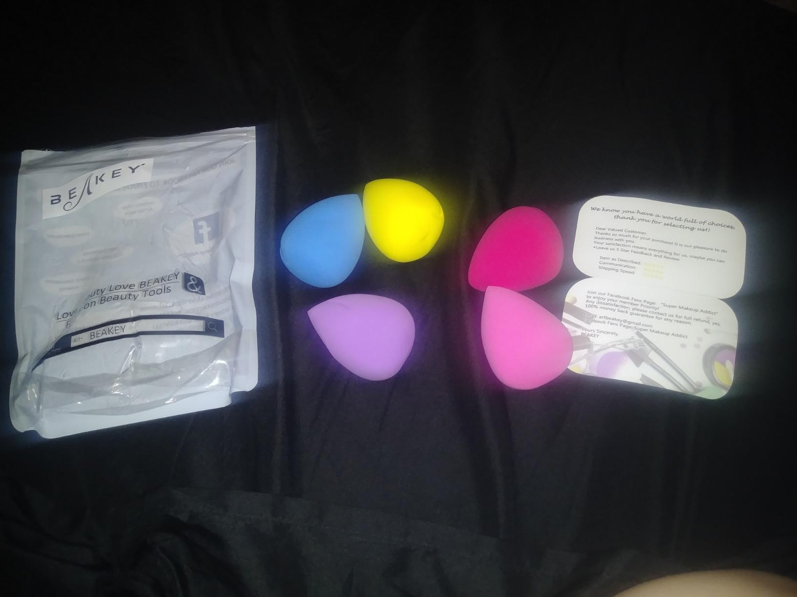 BEAKEY Makeup Sponge 5 Pcs Set, Latex-Free Boun Boun Beauty Sponge for Blending, Makeup Sponges f... | Amazon (US)