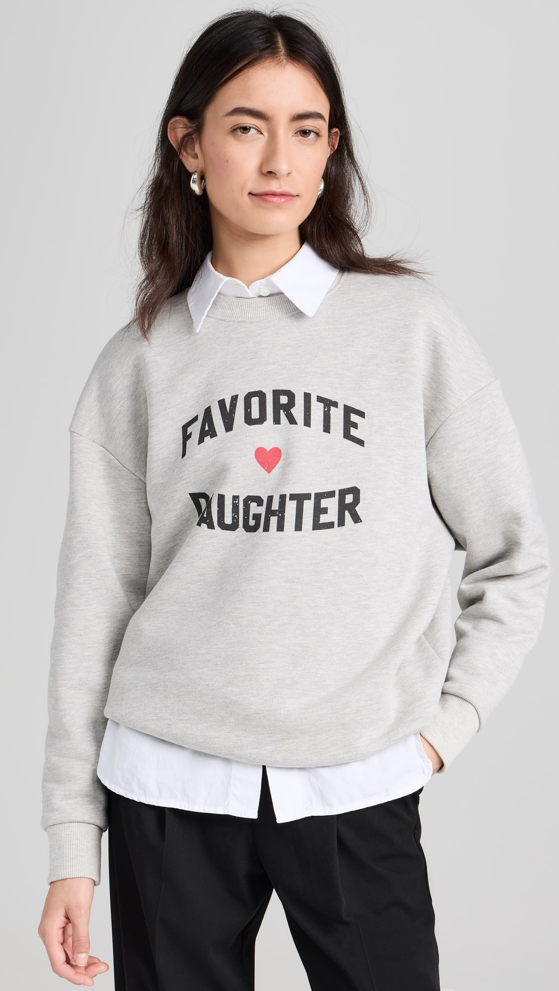 Favorite Daughter Heart Logo Sweatshirt | Shopbop