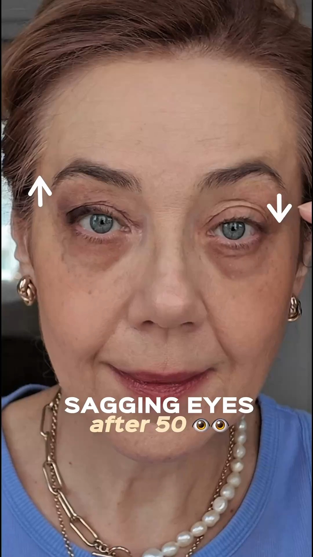 My most saved easy eyeshadow technique to lift sagging eyelids and make your eyes look open and sparkling 👁️

Take a q-tip and an eye stencil (you can use a business card or folded tissue if you dont have a stencil). I am using @NatashaDenona “I need a nude” eyeshadow palette. 

Step 1. Take the darker brown or dark gray matte shadow on a q-tip and make a dotted line from outer corner of the 👁️ towards the outer end of the eyebrow. About 45 degree angle to lift the eyes. For most of us, the eyes start drooping down after 50 so it is important to lift the outer corners.  

Step 2. Take a lighter brown or gray matte shadow (whichever tone works best for your skin and coloring) and create another dotted line next to the first. Then create two large dots in the middle above the crease and above the inner corner if you have sagging there, like me. 

Step 3. Blend well keeping the stencil so the shadows don’t spill down drugging the face down.

Step 4. With a clean q-tip take a shimmery shadow - I like gold or champagne but see which shimmer works best for you. If your skin undertone is cold, try silver shimmer. Place the shimmer in the inner corner of the eye and half way to the middle of mobile lid. Don’t drug it up. Upper lid should always be matte, otherwise the sagging will look worse.

Step 5. Withe a thin brush and dark brown shadow outline the outer corner bringing it 45 degree up - see my other video on how to outline mature eyes. Alternatively, use an eye liner in any color you prefer but it should work with your shadow colors of course.

Step 6. Finally blend the corners slightly with clean brush so it looks more natural.

What do you think? Will you try this technique?
Left side or Right side? Vote below⬇️

Save this technique to try next time and share with a friend!

Follow for more easy tips and ideas on beauty, style and lifestyle for women over 50.

#makeuptips #eyeshadow
#saggingeyelids 
#makeuptutorial 
#eyemakeuptutorial

#LTKbeauty