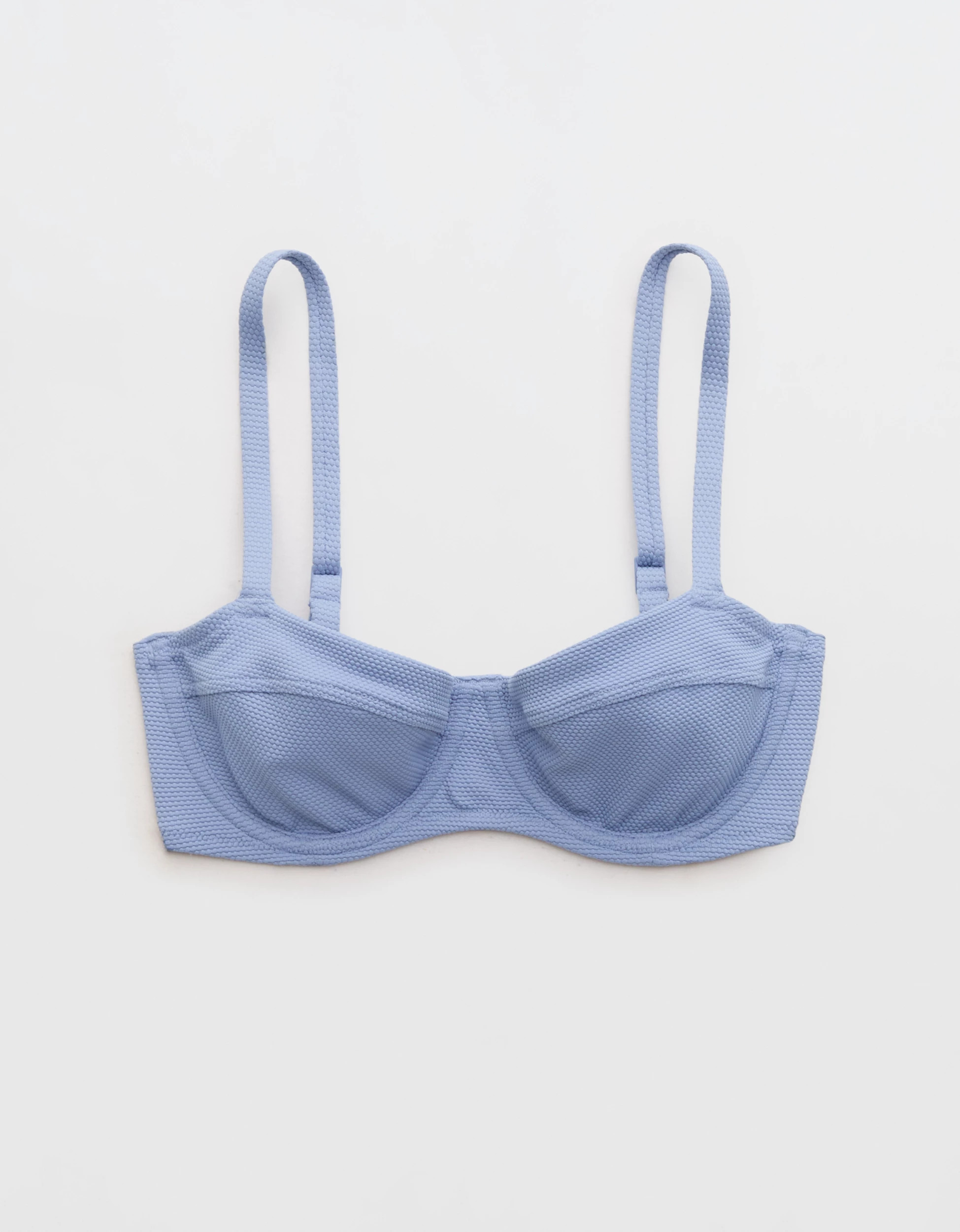 Aerie Pique Unlined Underwire Bikini Top | Aerie