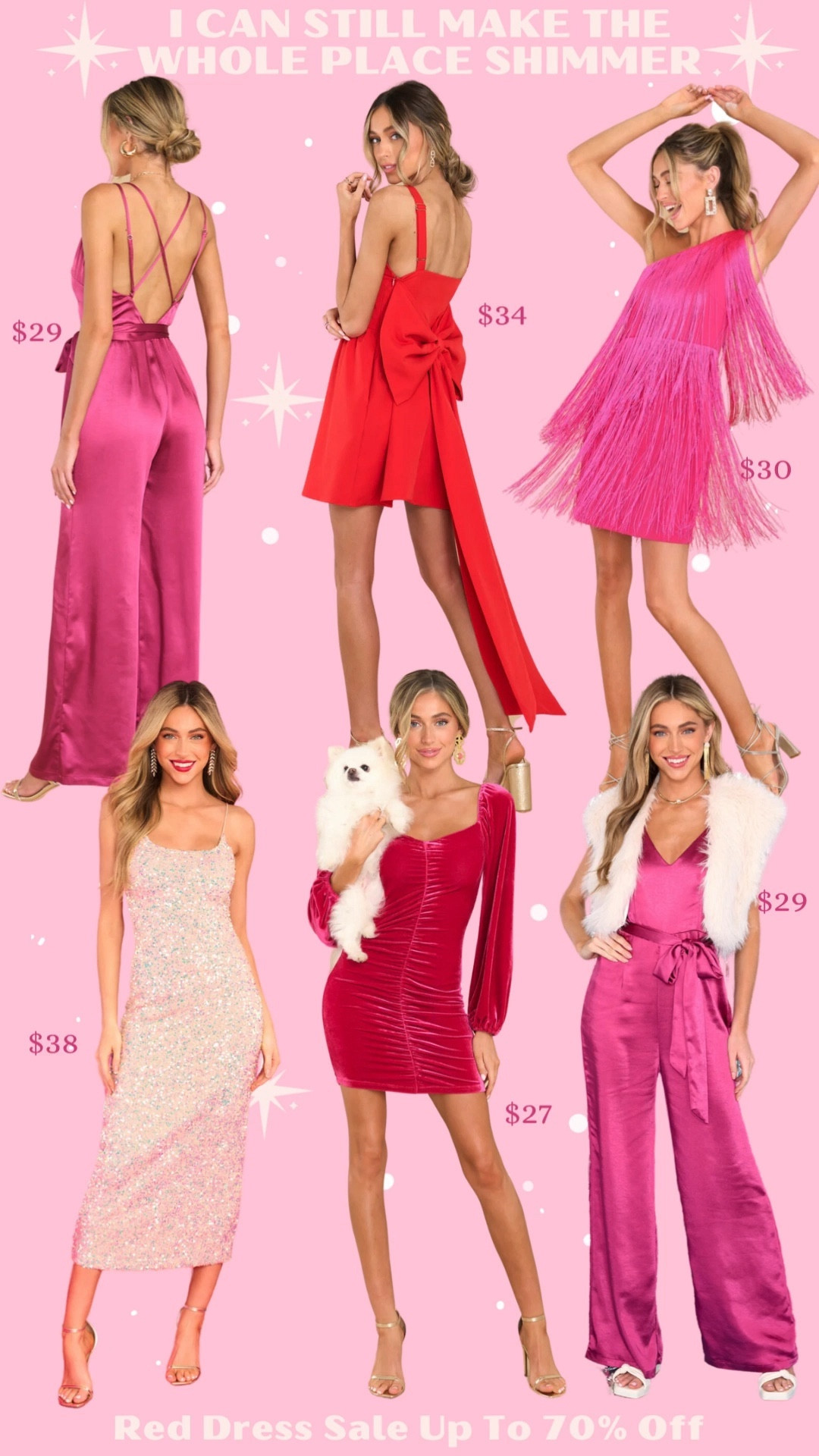 Red Dress
🤍
SEMI-ANNUAL SALE is here! Over 1000+ items up to 70% off this weekend only! 
🤍
Valentine’s Day dress, Valentine’s Day outfit, Pink dress, Sparkly dress, Dress sale

#LTKstyletip #LTKparties #LTKsalealert