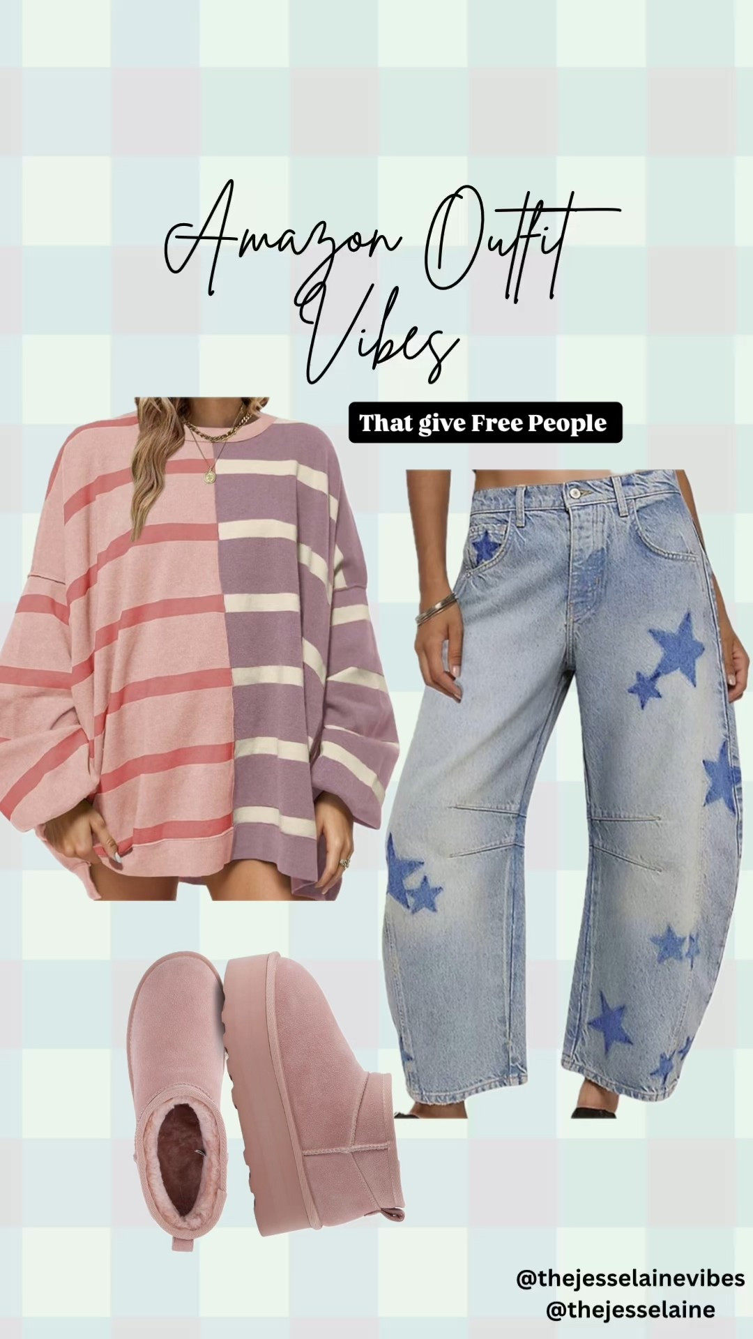 Love a cutie outfit combo that gives FP vibes but from Amazon. I love a dupe! #ltkmidsize