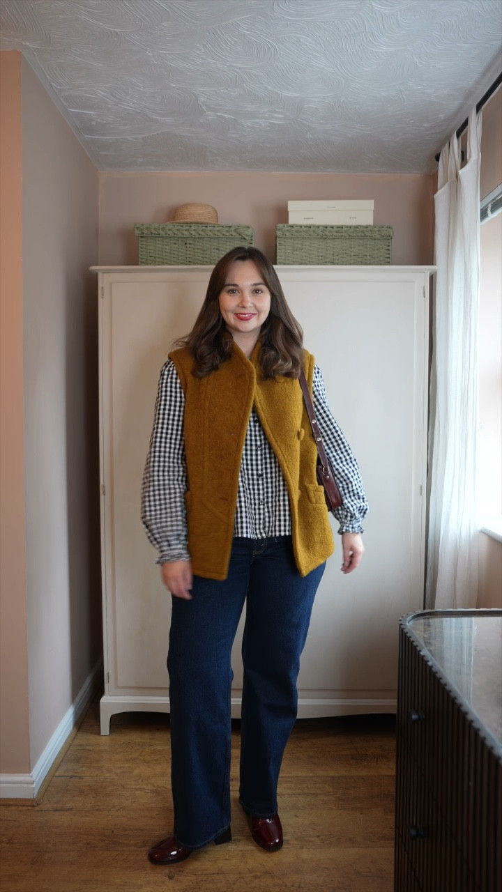 Fall colours 🍂🍁🥰 

Gilet - Size 8
Top - Size 10
Jeans W30

#LTKMidsize #LTKSeasonal #LTKStyleTip