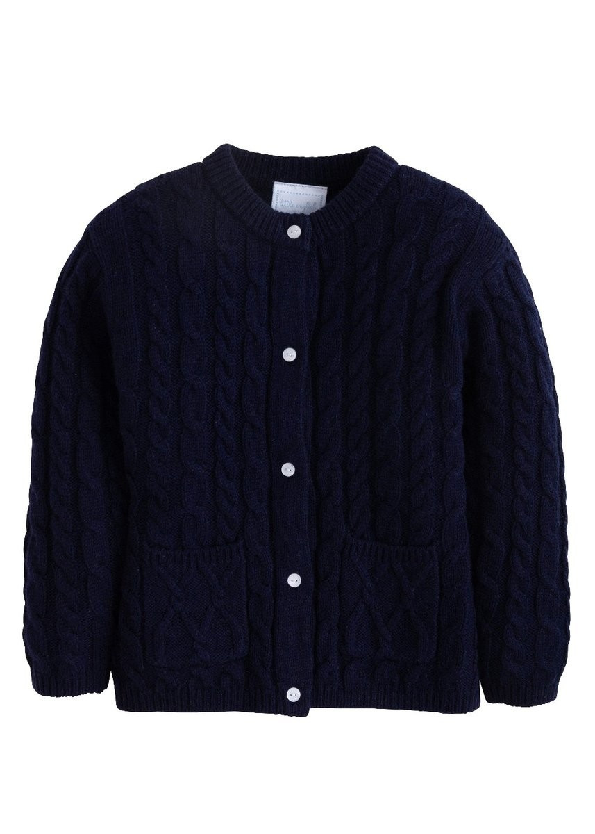 Classic Cashmere Cardigan - Navy | Little English