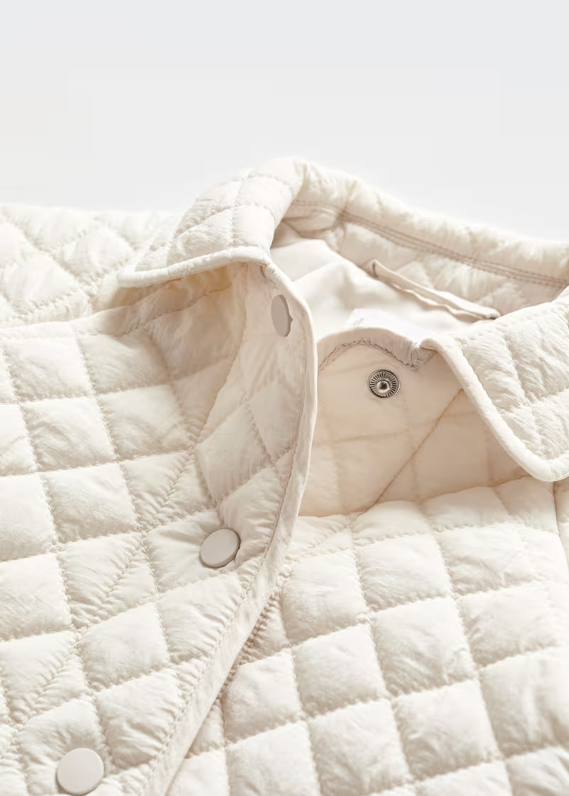 Quilted jacket -  Women | Mango United Kingdom | MANGO (UK)