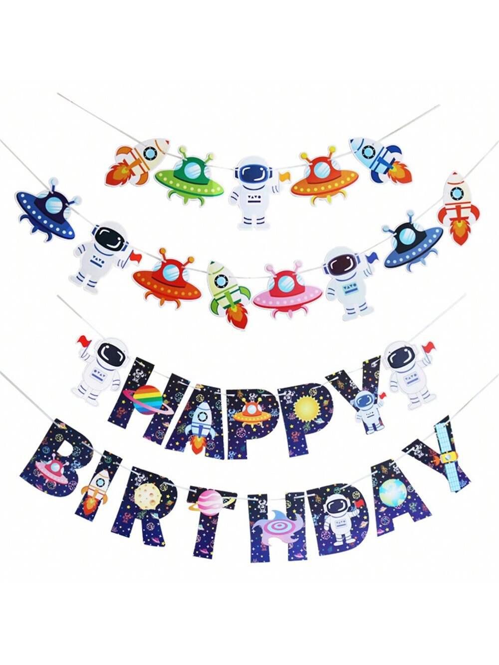 1pc Rocket, Astronaut, UFO, Superhero, Motorcycle, Traffic Light, Racing Flag, Cosmetic, Birthday... | SHEIN