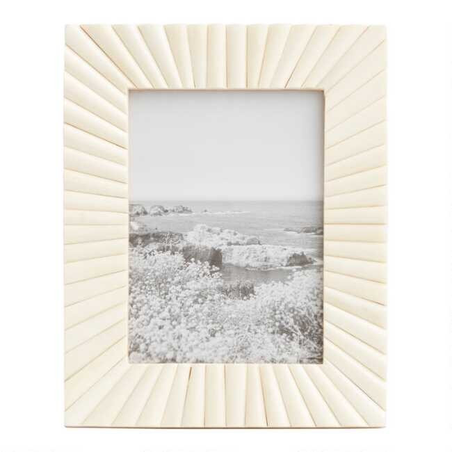 White Sunray Bone Frame | World Market