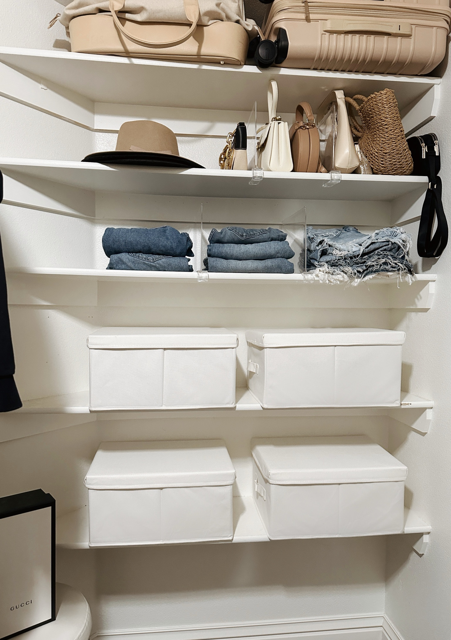 Amazon closet organization!

Amazon closet organization, closet bins, shelf dividers, closet shelf organizers, clothing storage, jean organization, white bins 

#LTKhome