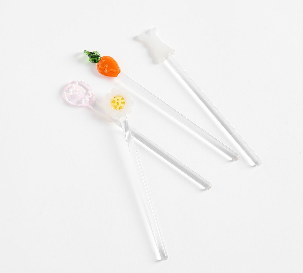 Easter Icon Stir Sticks - Mixed Set of 4 | Pottery Barn (US)