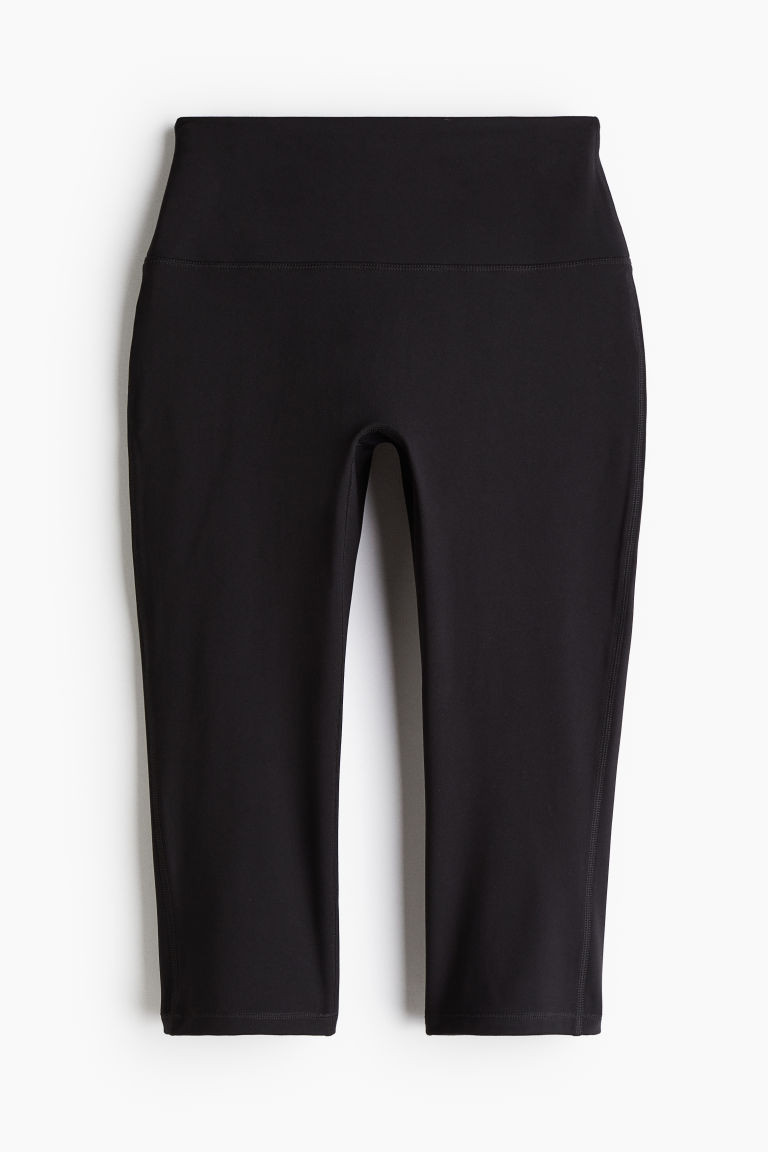 H & M - Capri-Sportleggings aus SoftMove - Schwarz - Sportswear | H&M (DE, AT, CH, NL, FI)