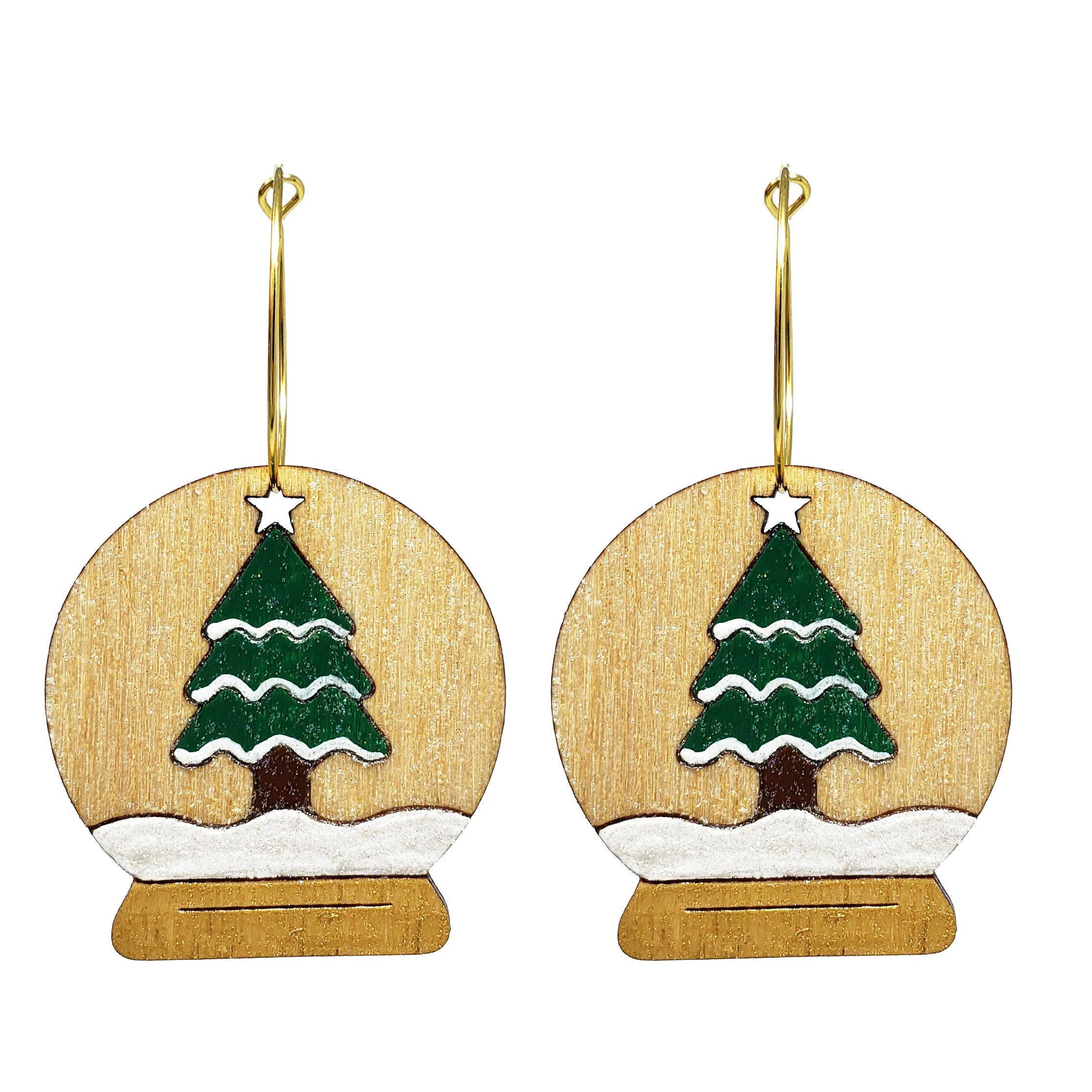 Snow Globe Hoop Earrings | Le Chic Miami