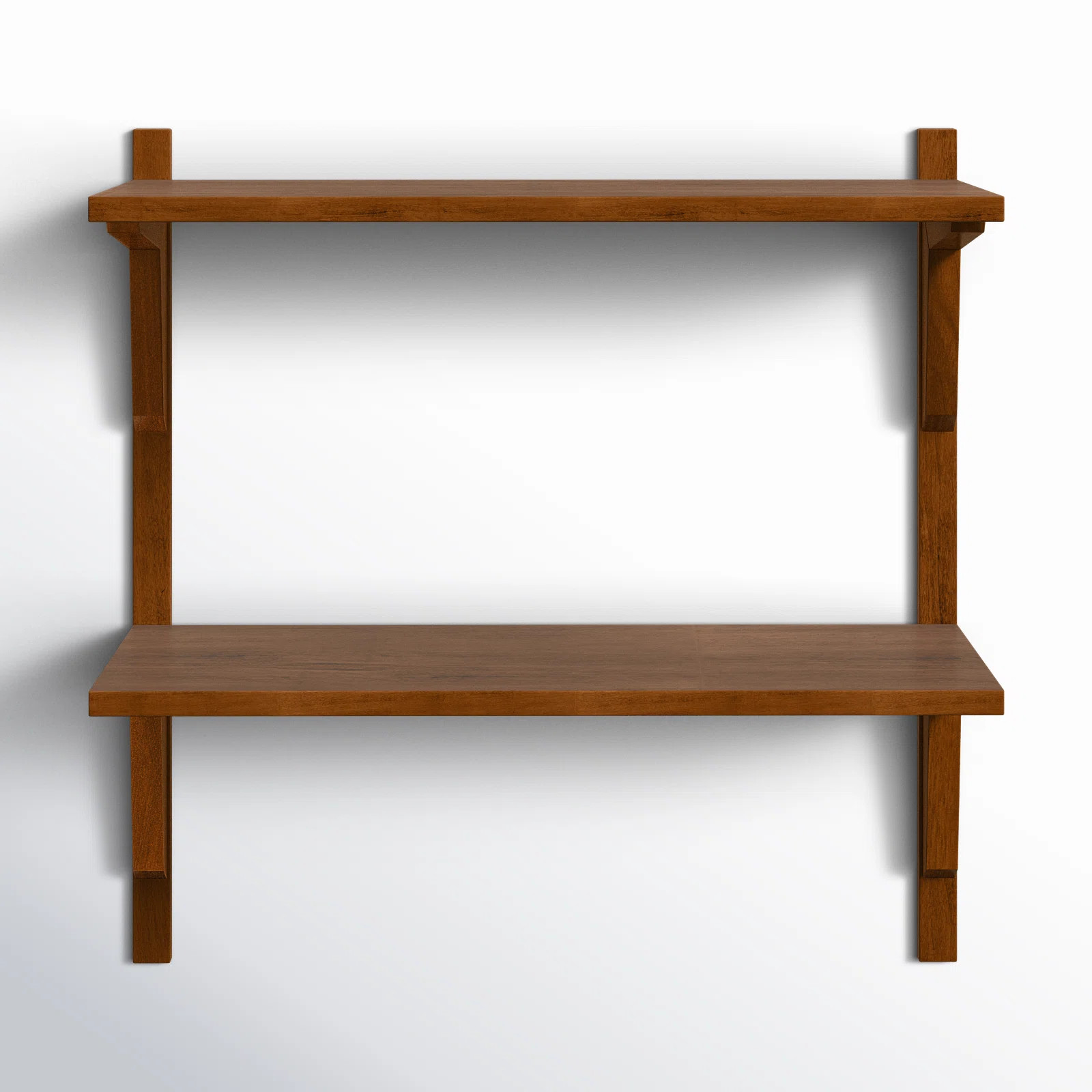 AllModern Baez Poplar Solid Wood Wall Shelf & Reviews | Wayfair | Wayfair North America