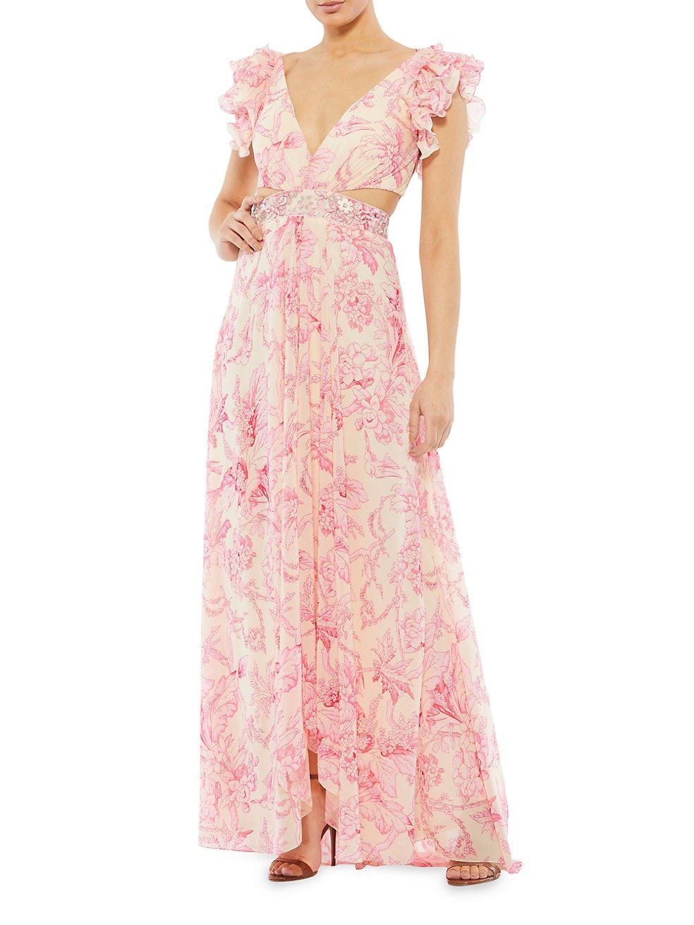 Mac Duggal Floral Gown | Saks Fifth Avenue
