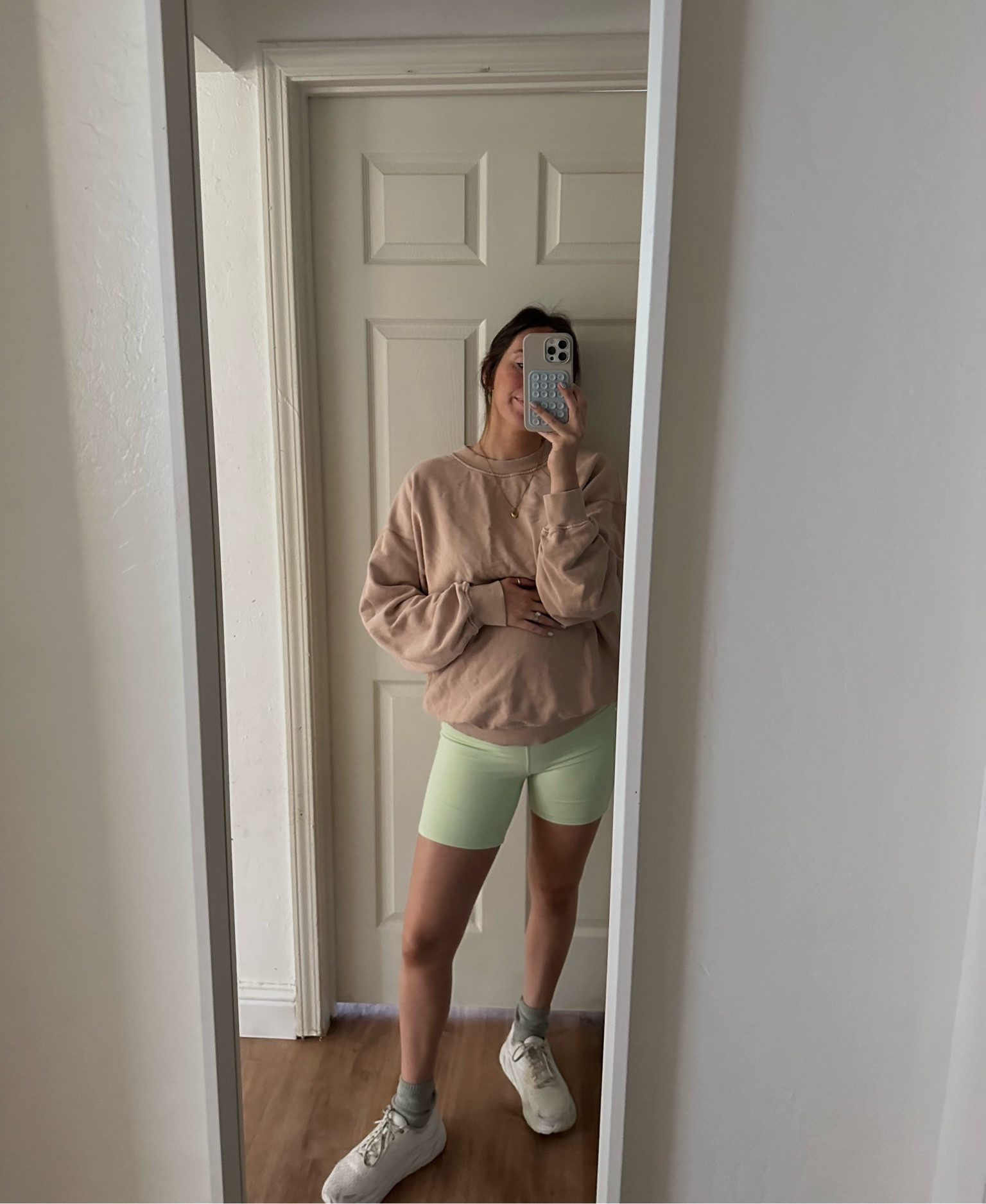 the align biker shorts have been the most comfy thing this pregnancy!! 

#LTKbaby #LTKbump