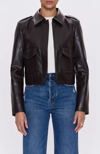 Bex Faux Leather Crop Jacket | Nordstrom