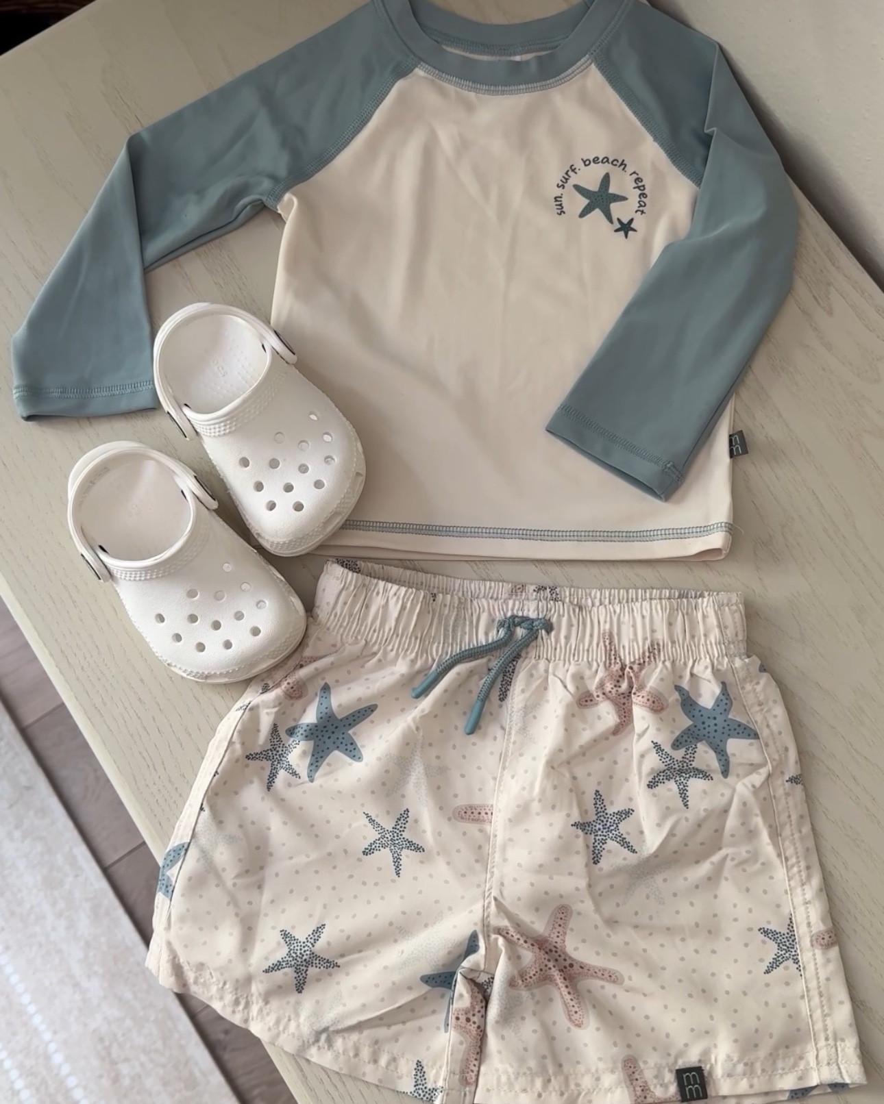 Toddler boy rash guards UPF 50+ sun-resistant fabric @walmartfashion #WalmartPartner #WalmartFashion #ToddlerStyle #VacationReady 

#LTKSeasonal #LTKKids #LTKSwim