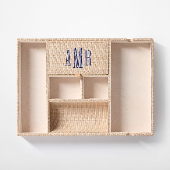 Montauk Raffia Valet Tray | Mark and Graham