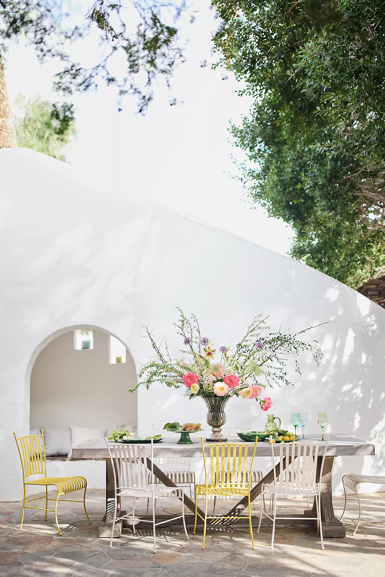 Trestle Teak Dining Table | Anthropologie (US)