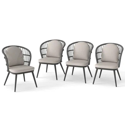Part 1 Pieces Of Outdoor Aluminum Dining Set For 4-8 | Wayfair North America