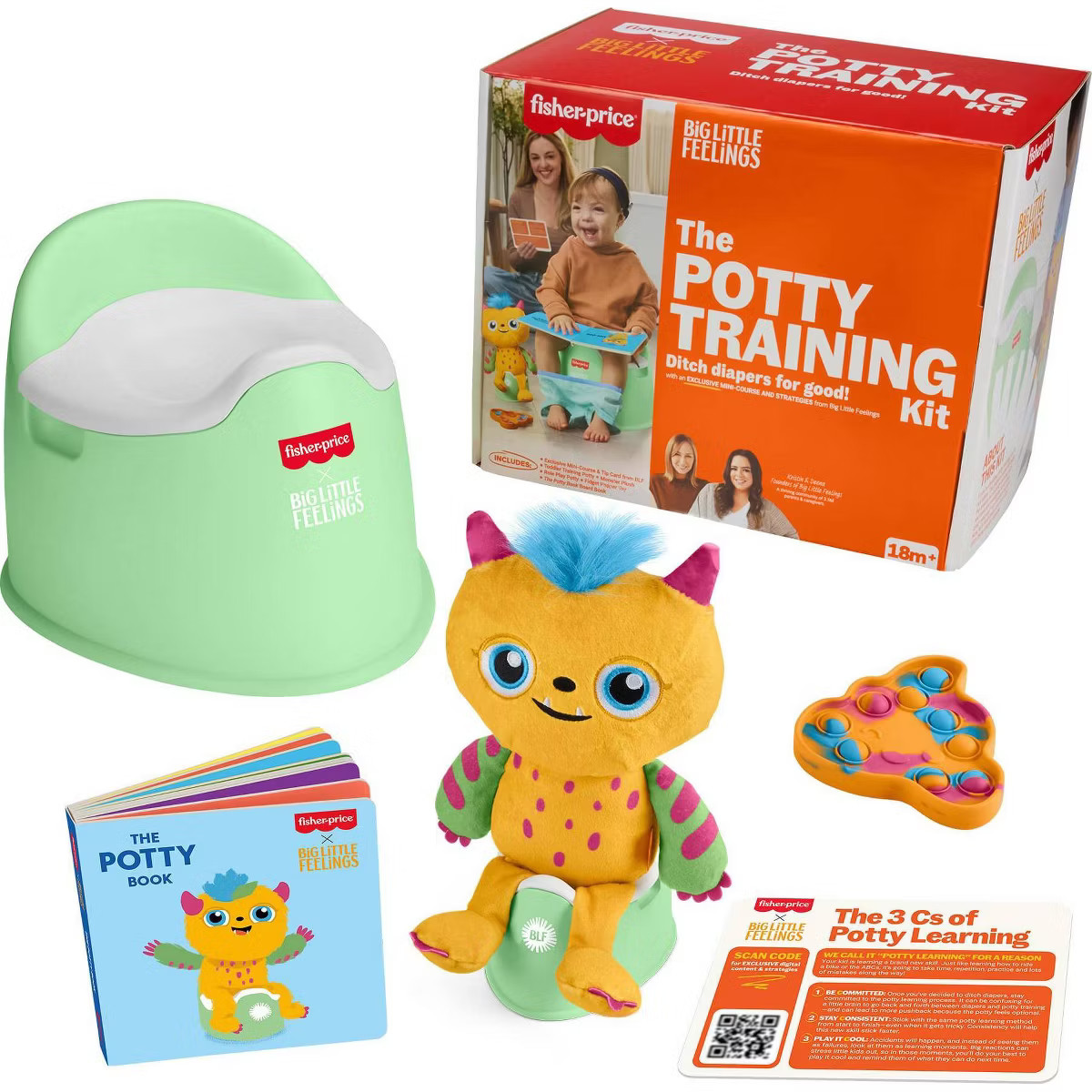 Fisher-Price Big Little Feelings Potty Training Kit: Set of Toys & Tips for Toddlers & Kids | Target