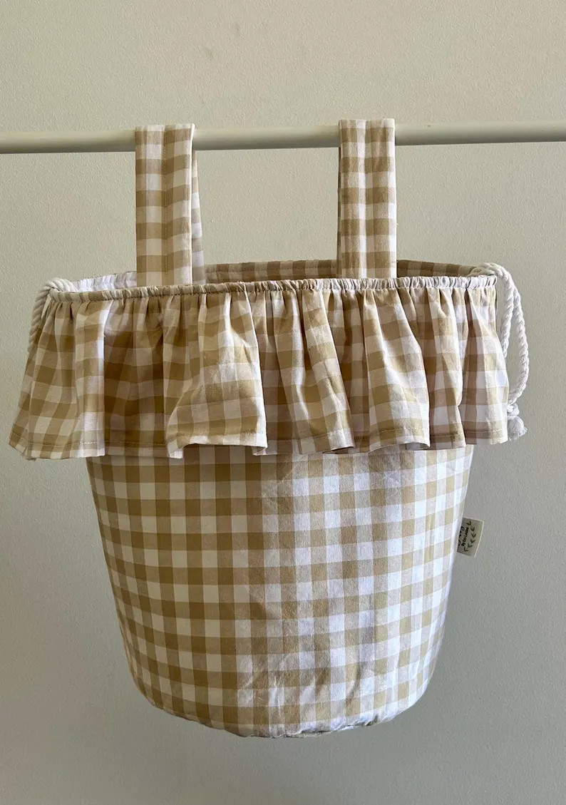 Pram Bag, Stroller Bag, Baby Stroller Organizer Bag, Gingham | Etsy (Global)