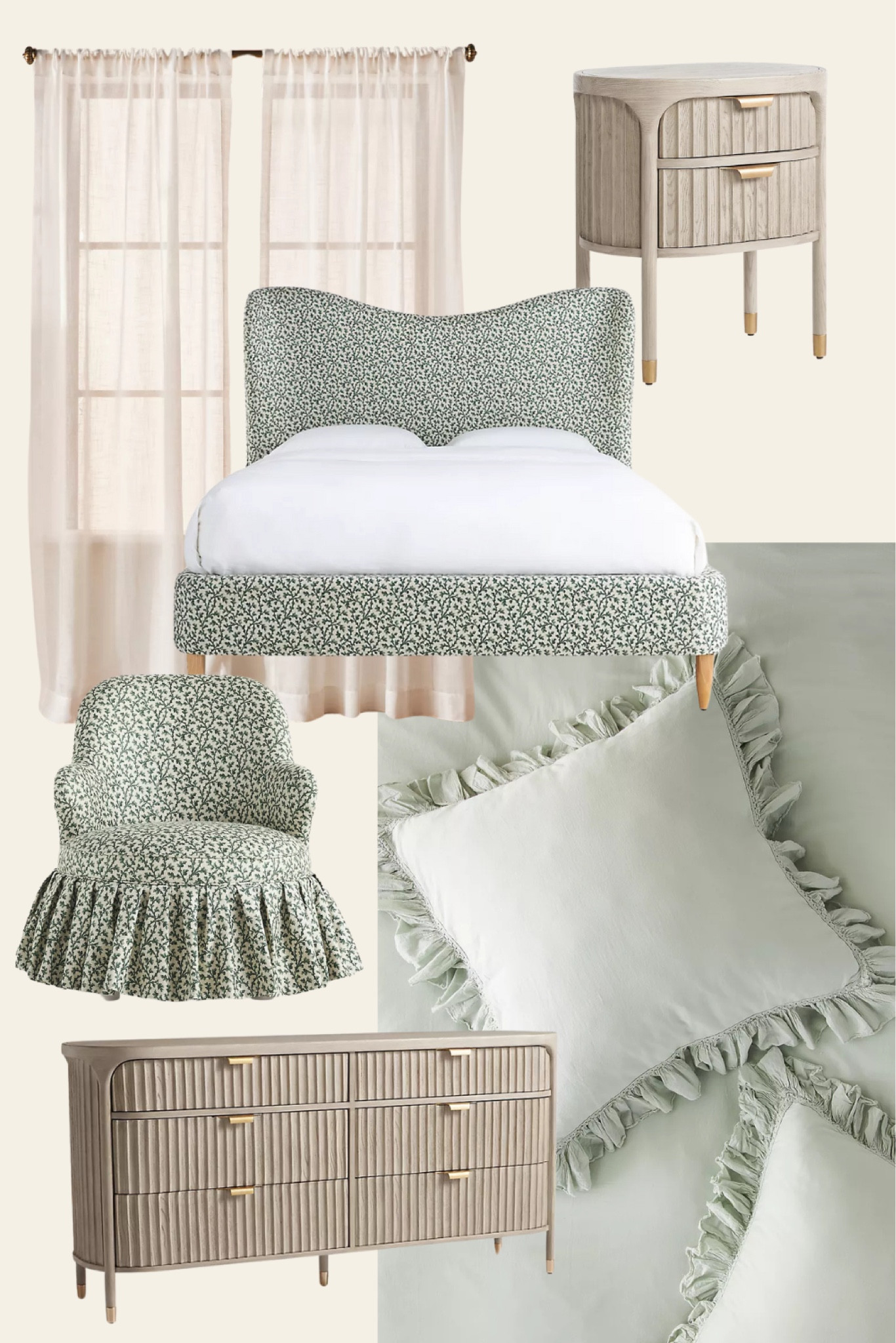 Anthropologie Green Bedroom Inspo

#LTKHome
