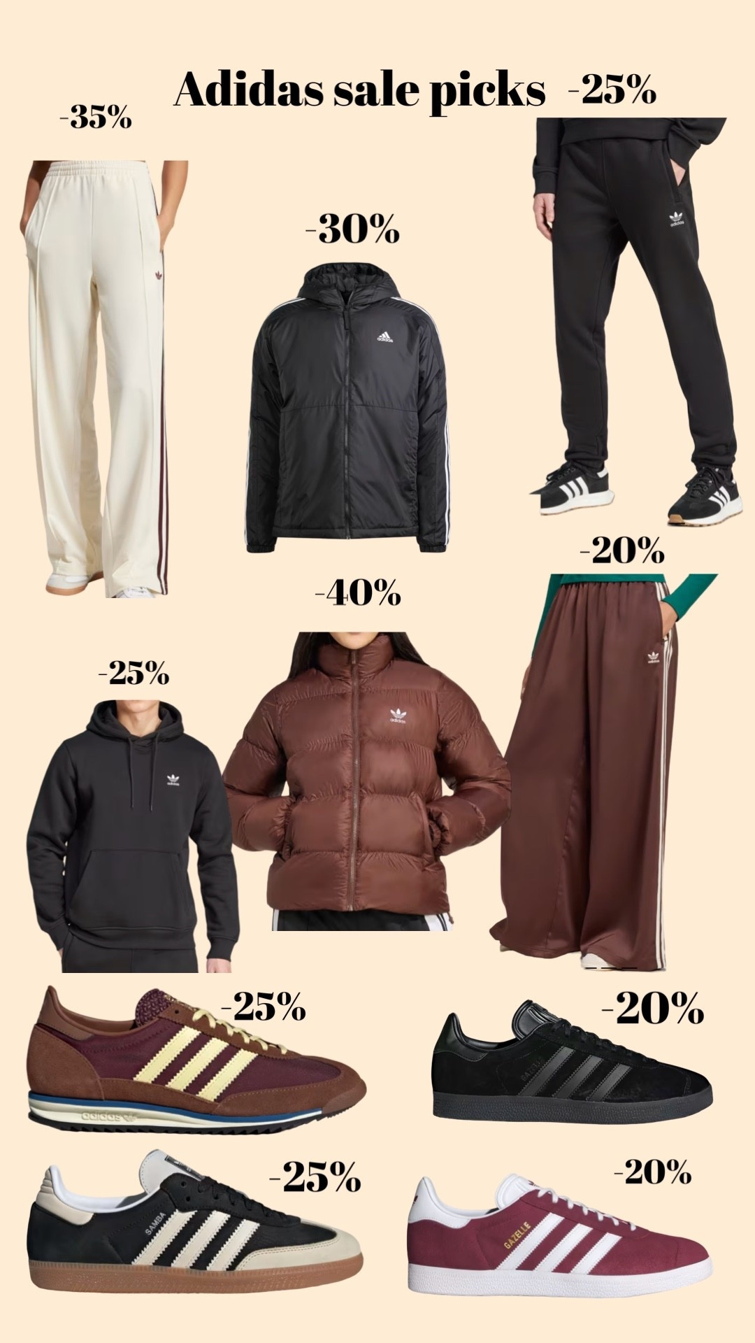 Adidas sale picks!! A mix of for her and for him xxx 

Black Friday, cyber deals, gazelles, sambas, adidas discount

#LTKCyberWeek #LTKuk