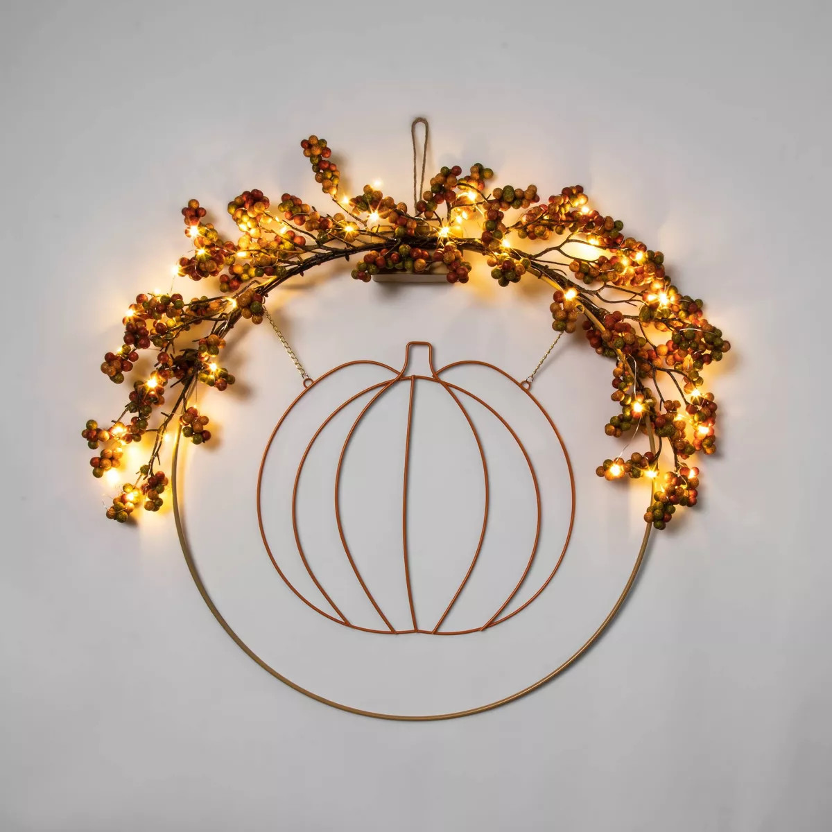 Harvest Light Up Fall Pumpkin Wreath - Hyde & EEK! Boutique™ | Target
