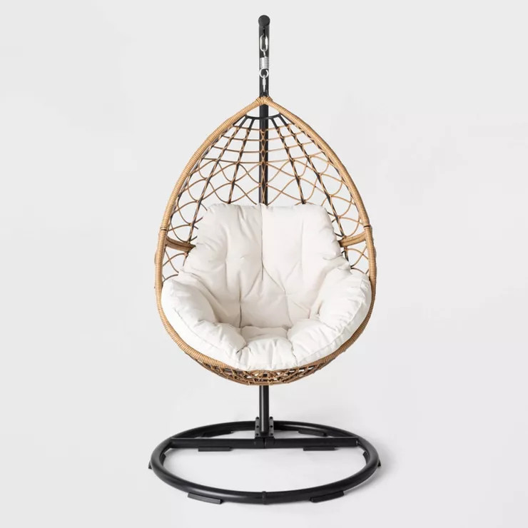 Britanna Patio Hanging Egg Chair - Natural - Opalhouse™ | Target