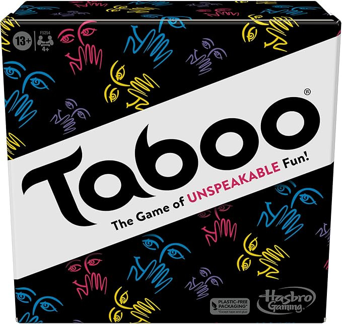 Hasbro Gaming Taboo Classic Game, Party Word Guessing Game for Adults and Teens, Board Game for 4... | Amazon (US)