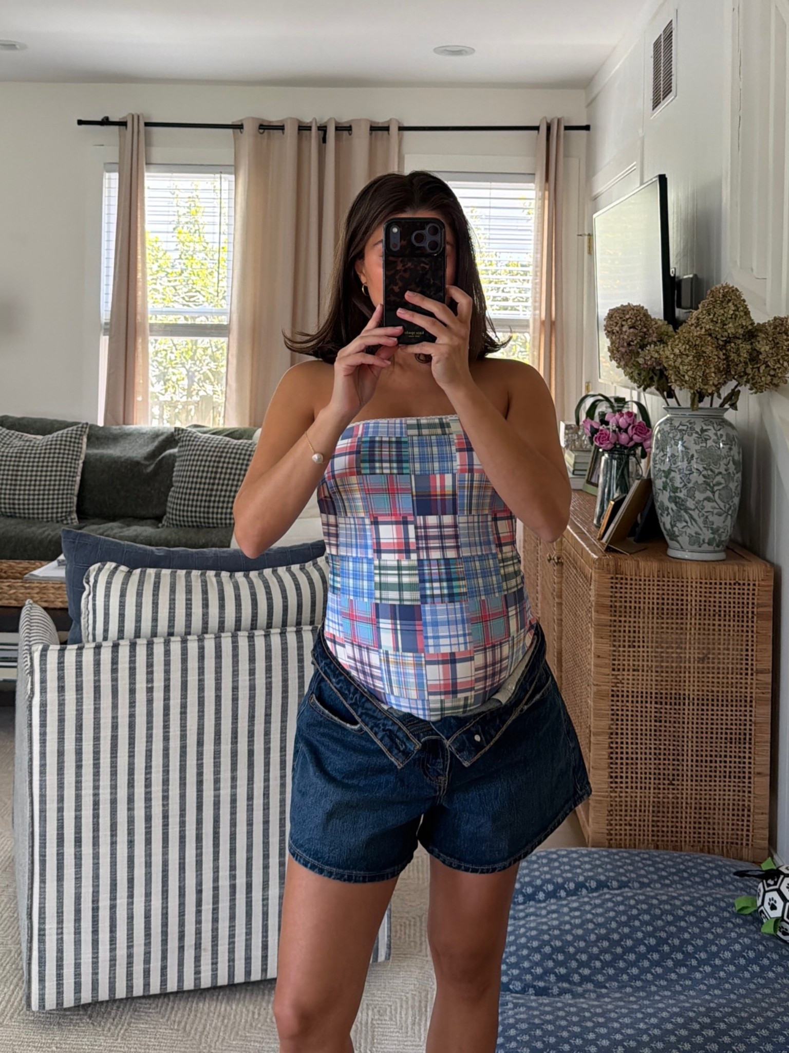 [5/8/26] @abercrombie 25-40% off all shorts & swim + additional 15% off with code SHORTSAF | this colorful one piece is sooo cute, I’m wearing a size medium and it fits comfortably at 21 weeks pregnant. The bottoms are the curve love mid-rise a line short in size 29. I would personally wear 29 regular, which is fully in stock. I am 21 weeks pregnant for reference

[*Offer valid online only 5/7/2026-5/11/2026 in US/CA. Excludes clearance. Online price reflects discount. Offer valid online only 5/7/2026-5/11/2026 in US/CA. Exclusions apply as indicated. Online price reflects discount. Use code SHORTSAF to get an additional 15% off almost everything in stores and online at checkout from 5/7/26-5/11/26 in US/CA. Exclusions apply. See details online.]

#LTKBump #LTKSwim #LTKSaleAlert
