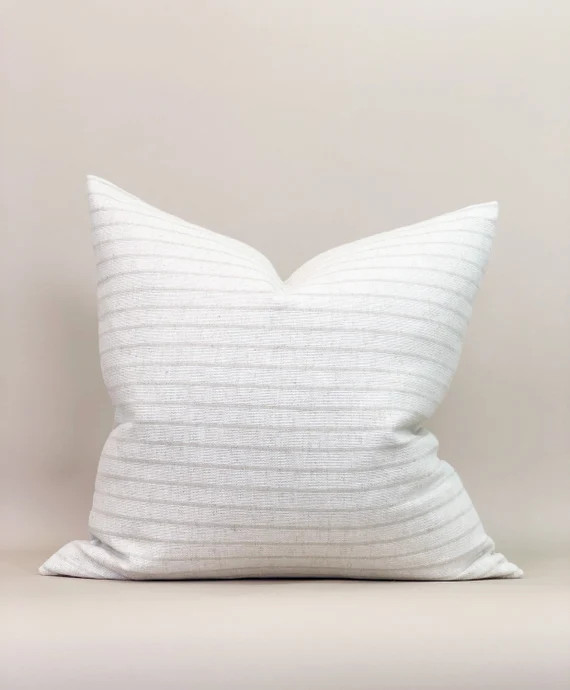 Striped Handwoven Pillow Case Thailand Textile Designer | Etsy | Etsy (US)