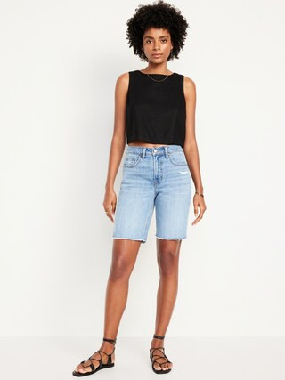 High-Waisted OG Jean Shorts -- 9-inch inseam | Old Navy (US)