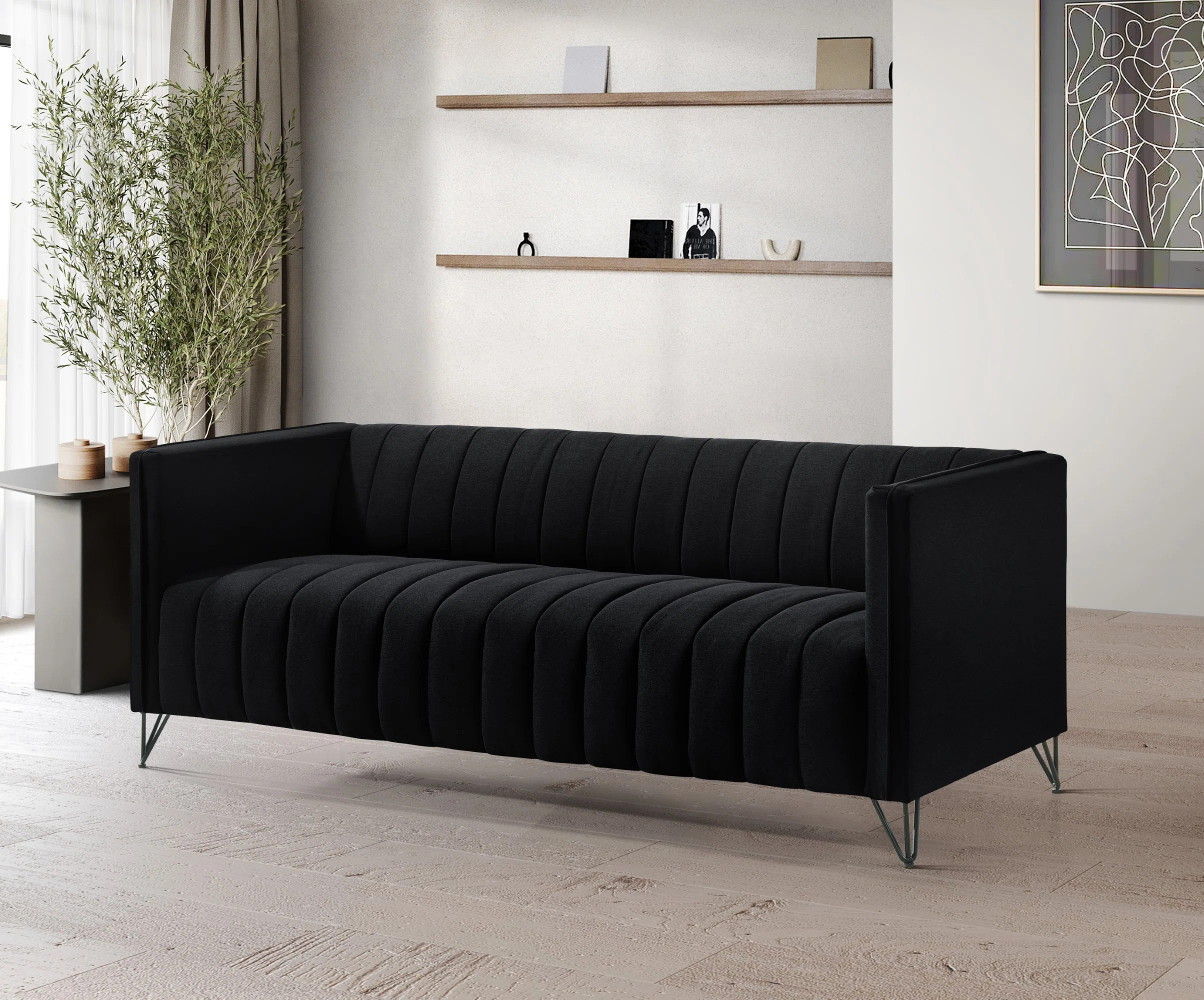 Wade Logan Chylee Square Arm Sofa & Reviews - Wayfair Canada | Wayfair North America