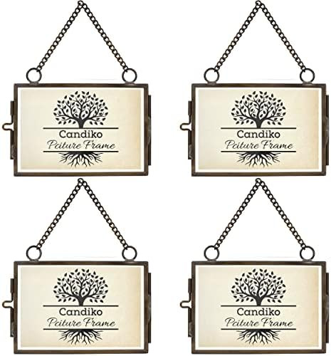 Candiko Mini Picture Frame - 3 x 2 Antique Gold 4-Pack | Amazon (US)