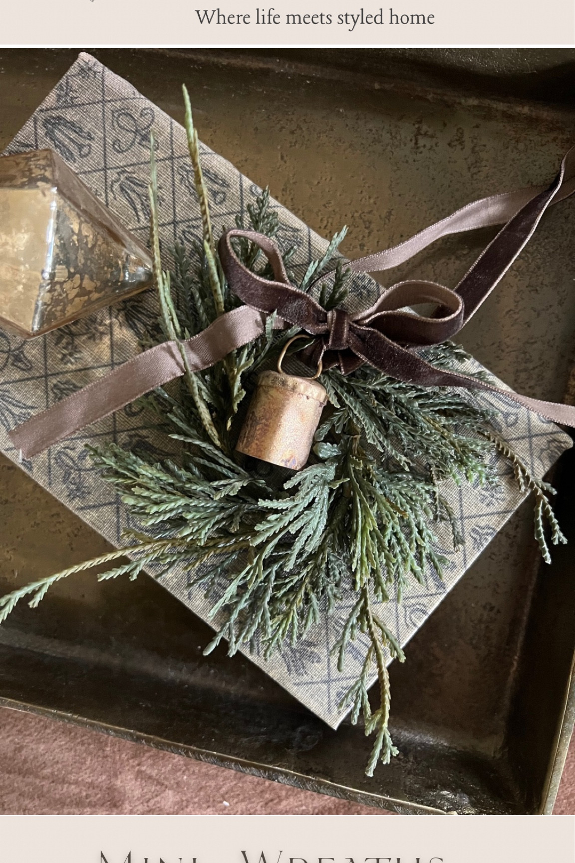 Mini wreaths 

#LTKFindsUnder100 #LTKStyleTip #LTKHoliday