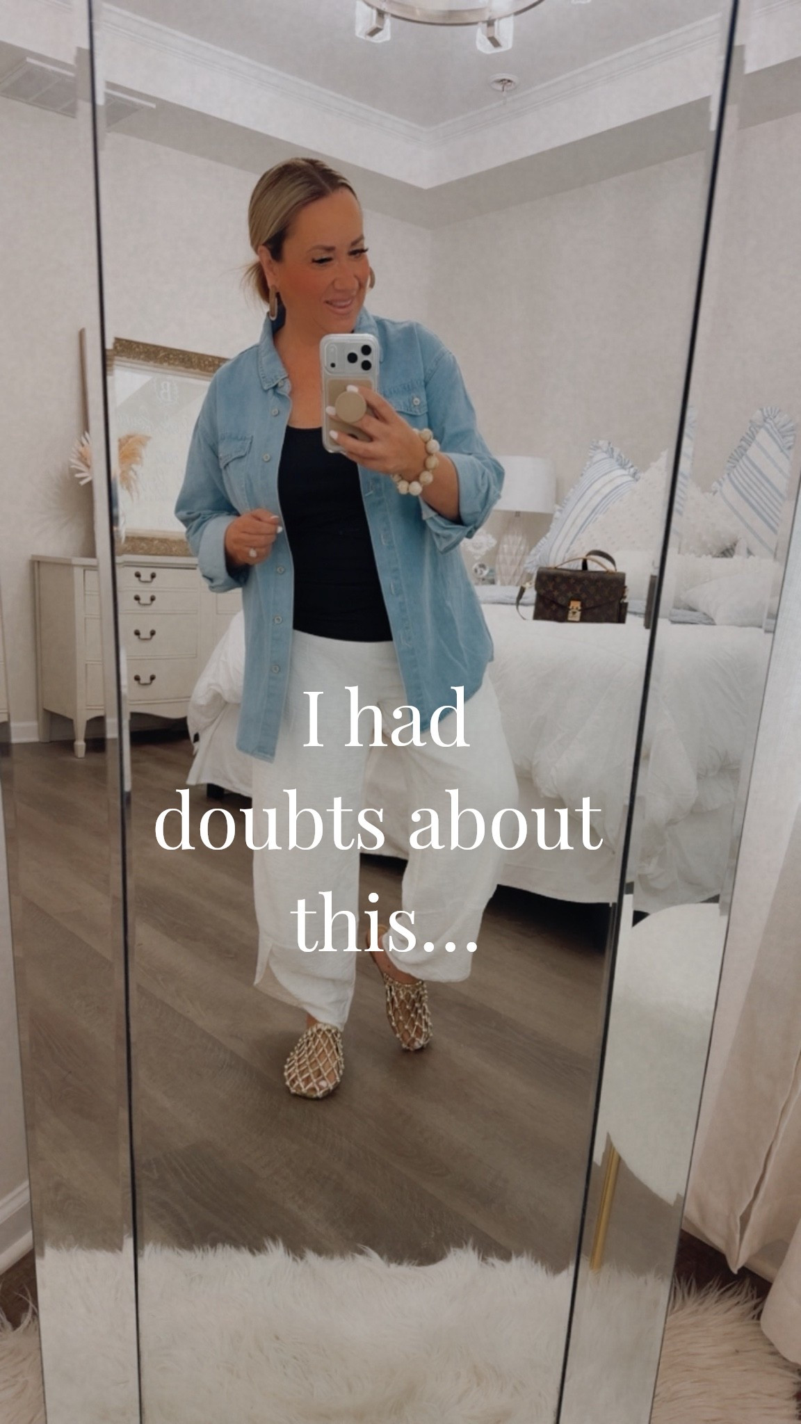 The mules that I had questions about…..

I am surprisingly impressed. They don’t feel plastic and they aren’t stiff.  In fact, they are quite the opposite. Super comfortable and so cute. Definitely a keeper.

#shoes #fashion #weekend #casual

#LTKgrwm #LTKootd #LTKSeasonal