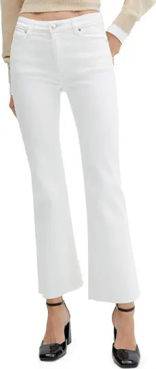 Raw Hem Crop Flare Jeans | Nordstrom