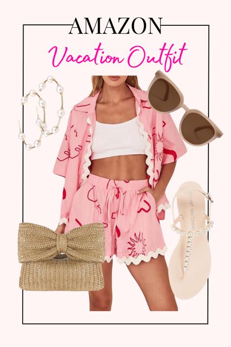 Amazon vacation outfit! Matching set outfit, summer outfit 

#LTKSeasonal #LTKStyleTip #LTKFindsUnder50