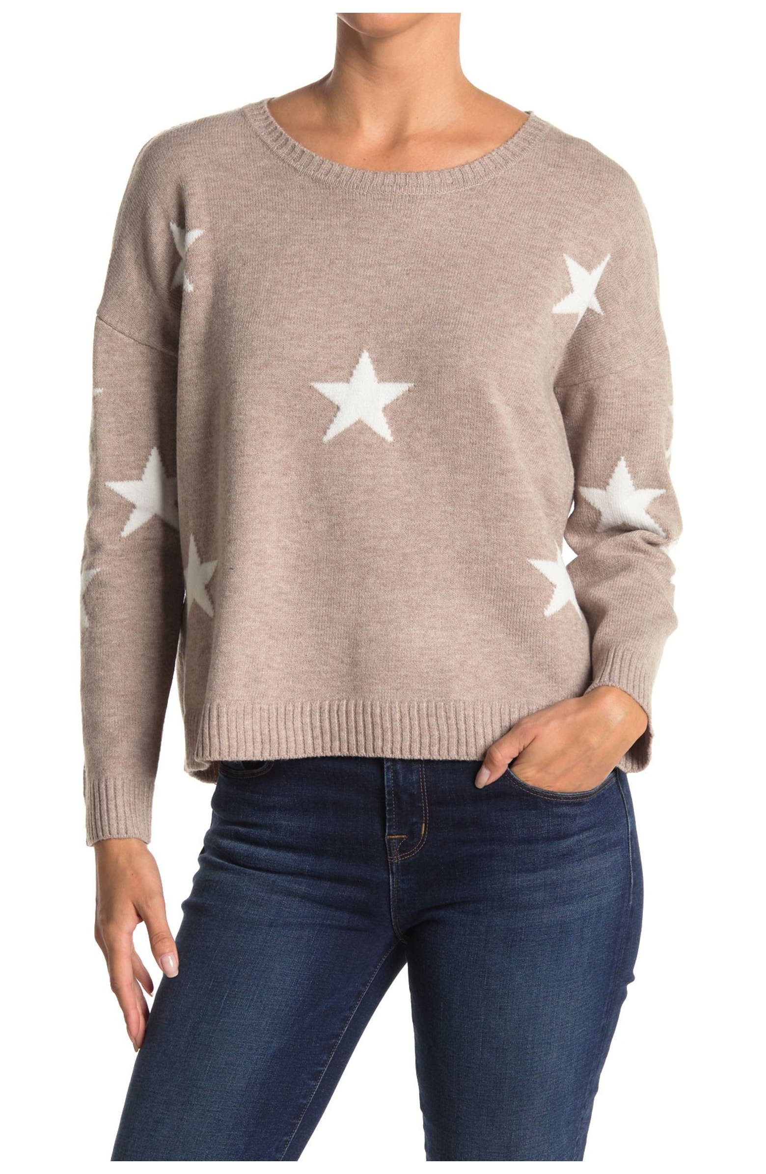 Star Print Intarsia Sweater | Nordstromrack | Nordstrom Rack