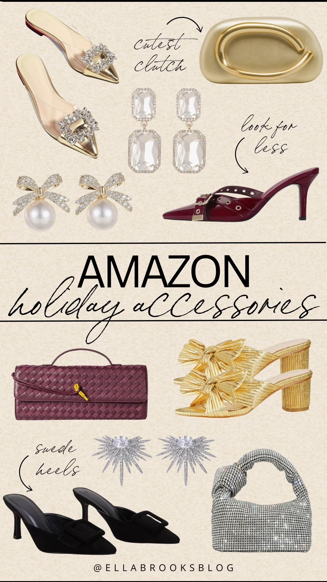 Amazon holiday accessories ✨

Evening bag, Christmas party accessories, holiday earrings, sequin bag, holiday heels

#LTKHoliday #LTKStyleTip #LTKItBag
