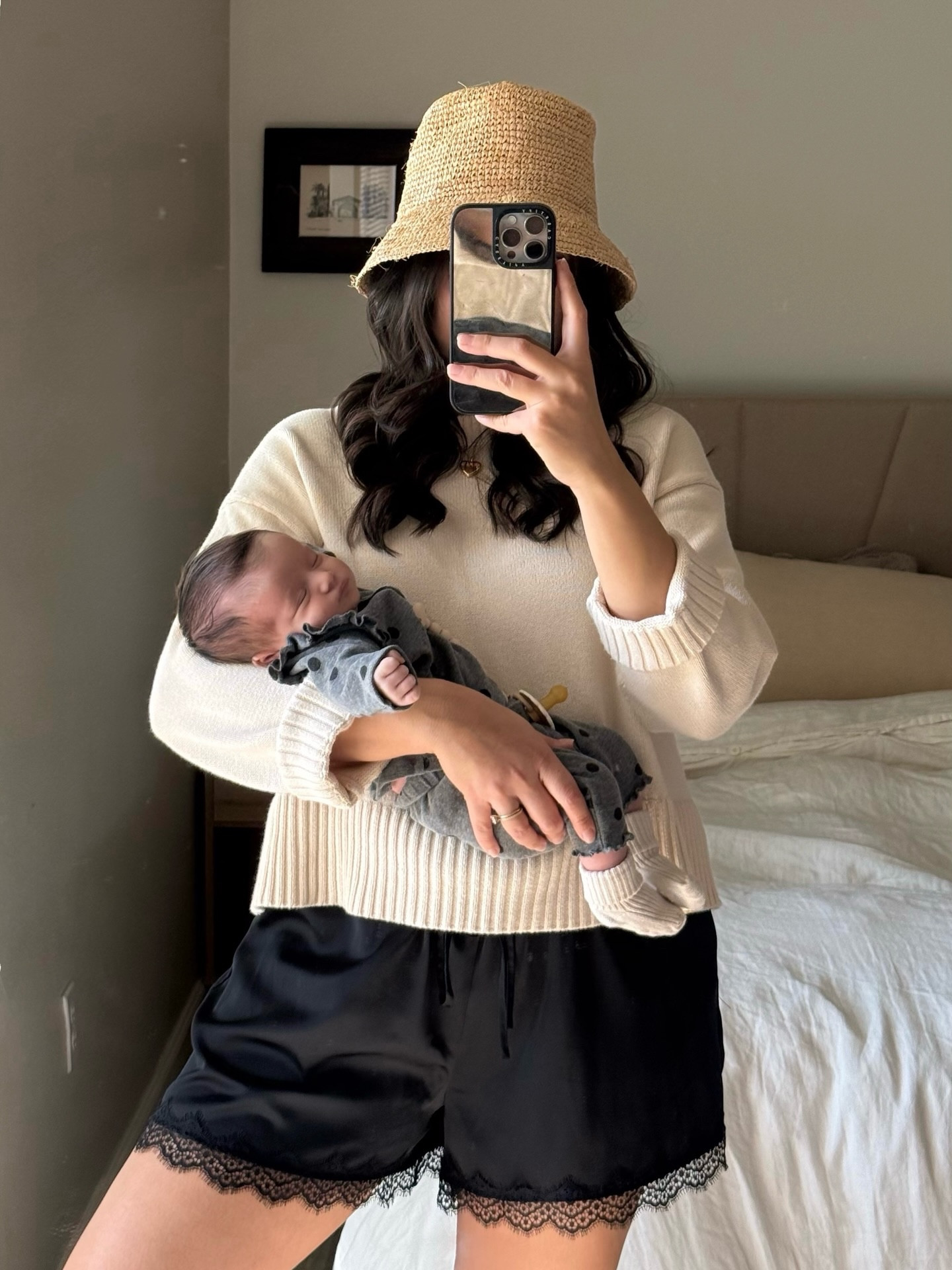 first beach day as a family of three 🐚